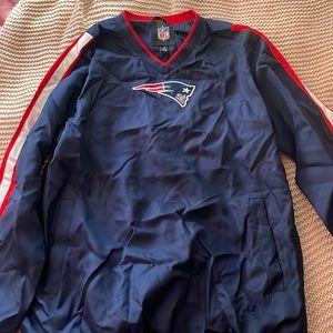 NFL Patriots team apparel wind shirt